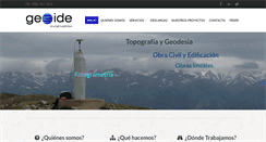 Desktop Screenshot of geoideingenieria.com